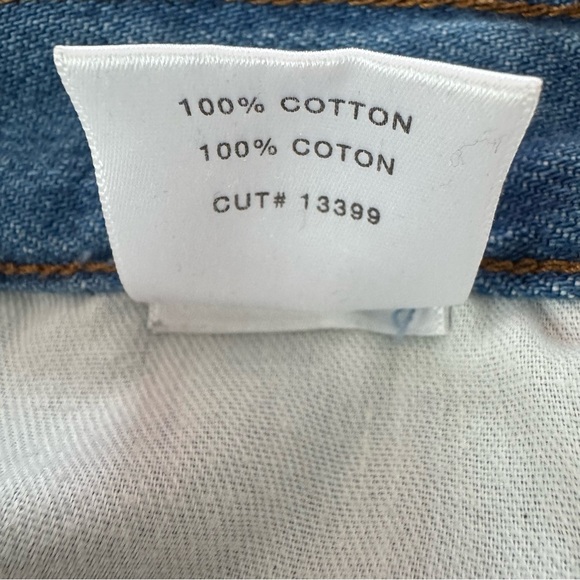 J Brand Ivy Slouchy High Rise Straight Leg Baggy Crop Jeans Step Hem Size 25 - Picture 9 of 10